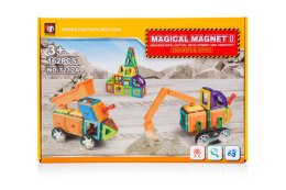Klocki magnetyczne edukacyjne MAGICAL MAGNET magnetic sticks 162 elementy